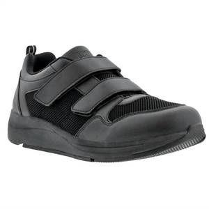 NEW DREW men's contest velcro athletic shoe in black combo